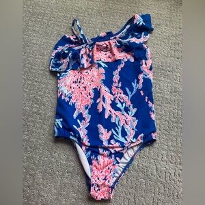 Girls Lilly Pulitzer bathing suit, size 7.